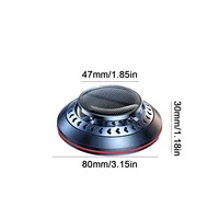 Solar Car Aromatherapy Essential Oil Levitation Automatic Rotation Fragrance Ornament Air Freshener Car Interior Decorations 6