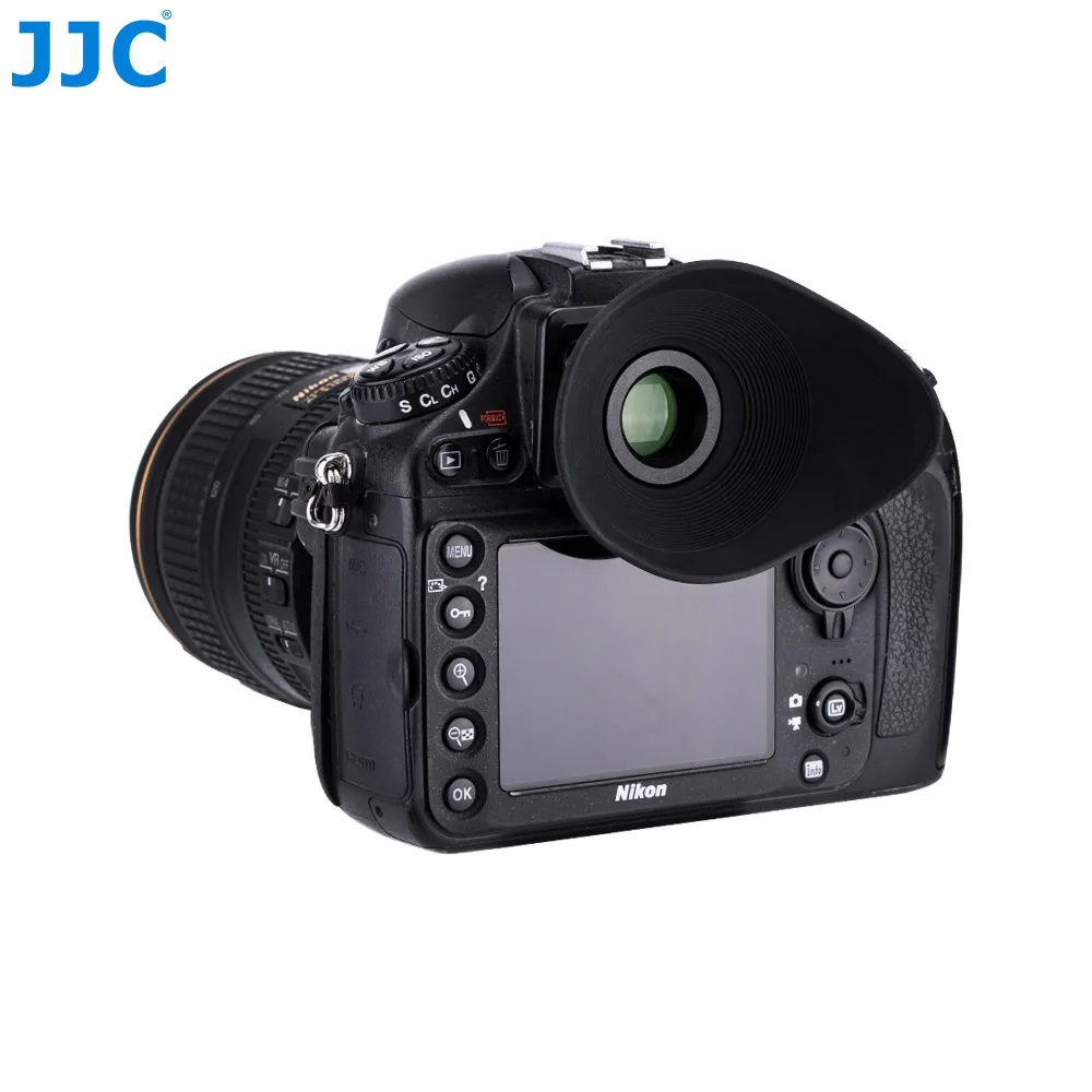 Jjc Ocular de Silicone Macio Óculos Ocular do Usuário com Vidro Óptico para Nikon d5 D500 D810a D810 Borracha Copo Olho - Image 4