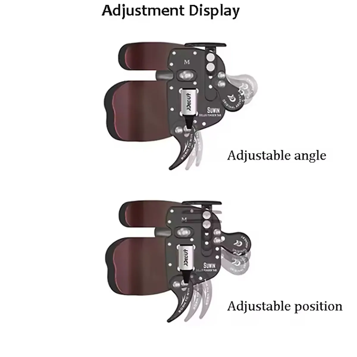 New Finger Tab Guard Genuine Leather Archery Finger Protection For Left/Right Hand Outdoor Shooting Accessories