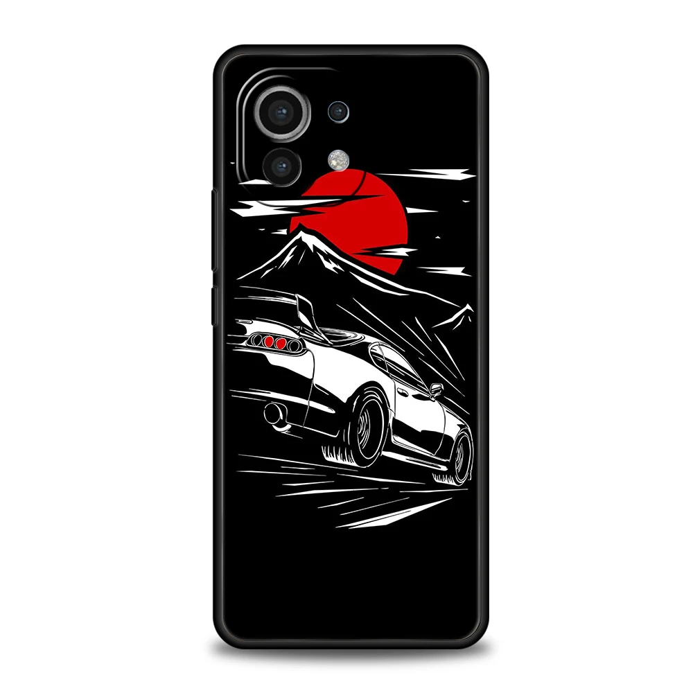 Jdm Autotelefon hülle für xiaomi poco f4 f3 x3 x4 x5 gt nfc m3 m4 11 ultra 12 12t 13 note 10 pro lite 5g silikon abdeckung capas taschen – Detail 6