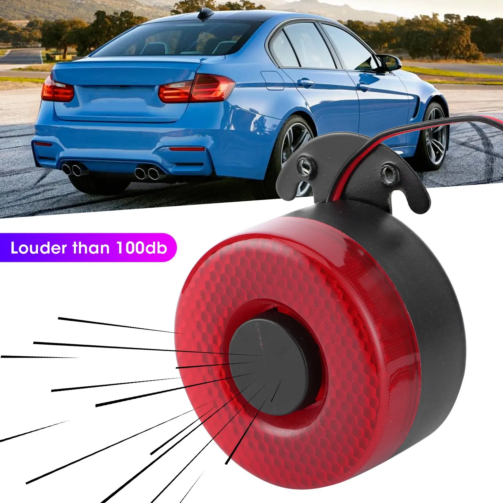 Reversing Horn Vehicle Back-Up Alarm with Sound and Light