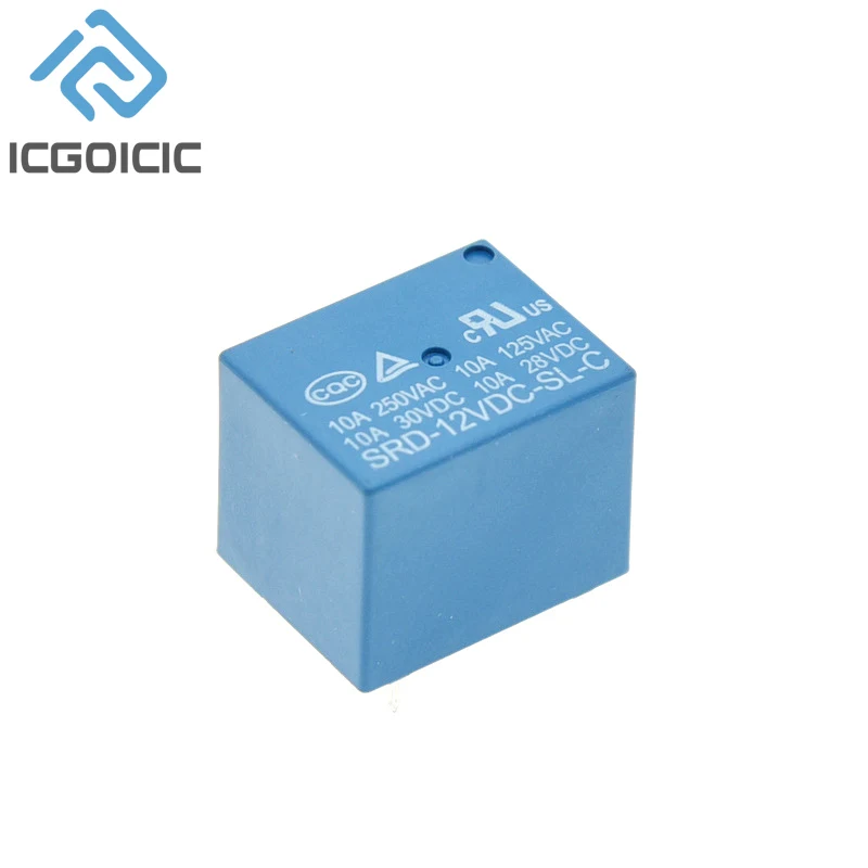 High-Quality 5PCS Relay Set with 5 Pins (5V/12V/24V)