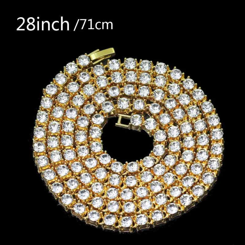 Stylish Silver Gold for Rhinestone Tennis Chain for Daily Wear Festival Special