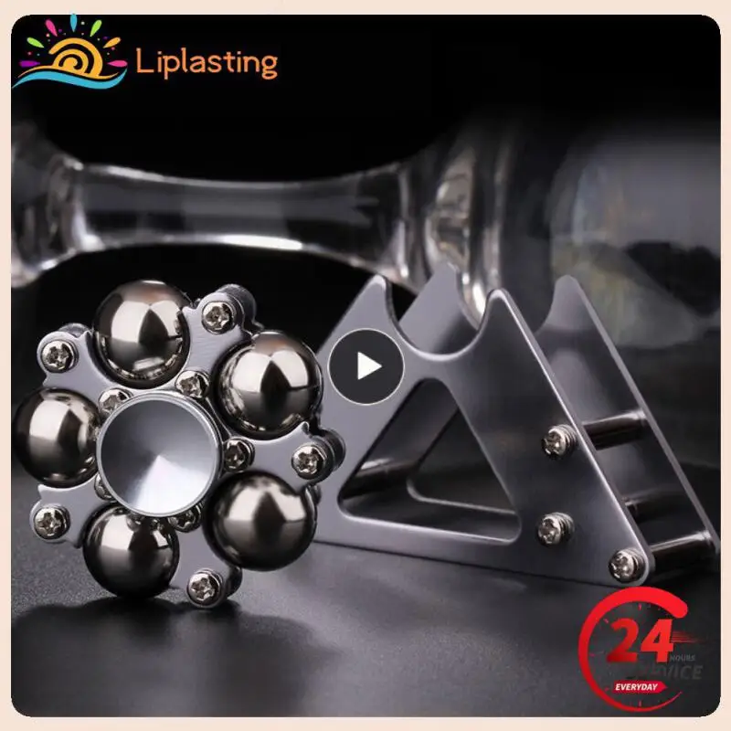 

Fidget Spinner Metal Antistress Hand Top Gyroscope Stress Reliever Desk Stainless Steel Ball Bracket Fingertip Gyro Toys