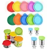 Silicone Pet Can Lid Portable Dogs Cats Storage Tin Cap Lid Soft Seal Cover Canned Lid Pet Items Health Pet Daily Supplies 1