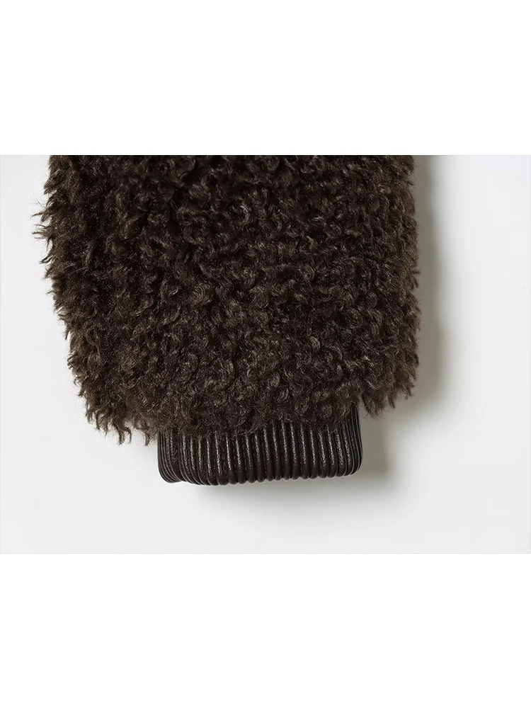 New Women Winter Autumn Fur Teddy Jacket Casual Faux Fur Short Coat Fashion Long Sleeve Zip Up Outwear Women Warm Outerwear