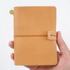 Moterm Compact Series Passport Size Traveler Notebook Full Grain Vegetable Tanned Leather Organizer Diary Sketchbook Planner 5