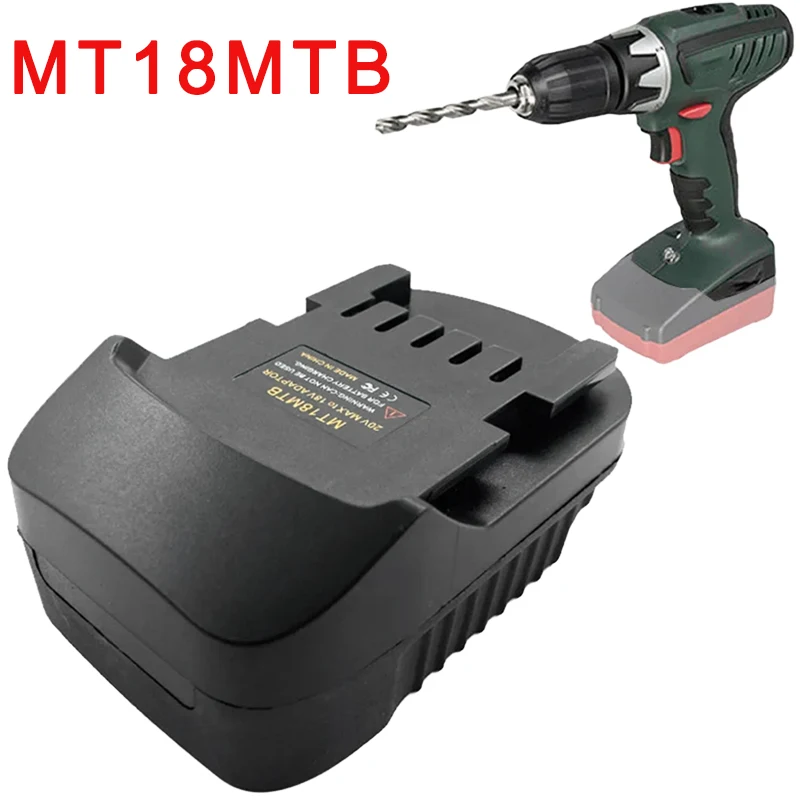 

Сменный Адаптер для аккумулятора MT18MTB для Makita 18 в, преобразованный в для Metabo 18 в, литий-ионный аккумулятор, аксессуары для электроинструментов