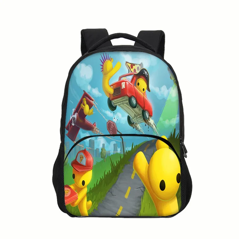 Sac à dos pour enfants, vie oscillante, dessin animé poulpe monstre, école primaire et secondaire