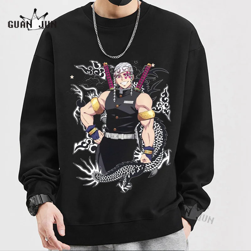 

Лидер продаж, свитшоты дзуй Тенген из аниме «рассекающий демонов», осенняя Толстовка с длинным рукавом, пуловеры, топы, женские свитшоты