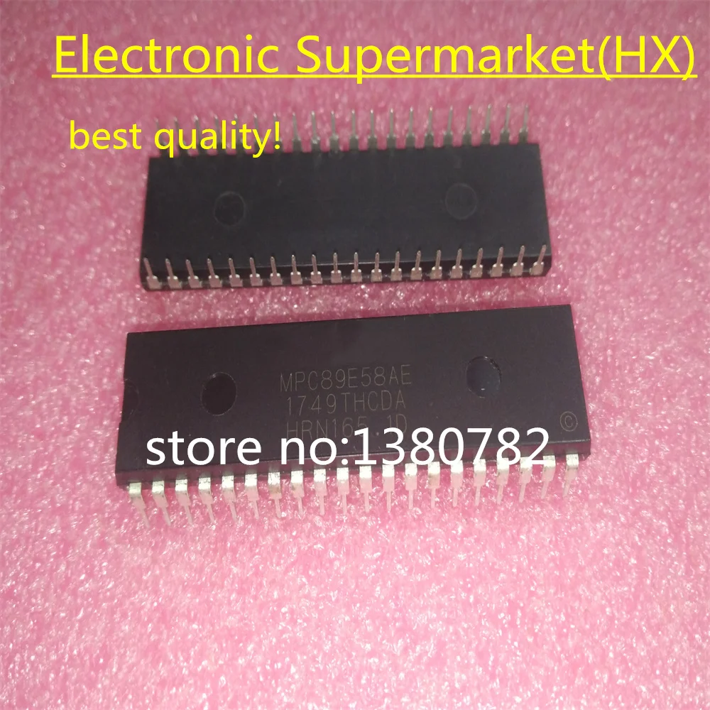 

Free Shipping 50pcs/lots MPC89E58AE MPC89E58 DIP-40 New original IC In stock!