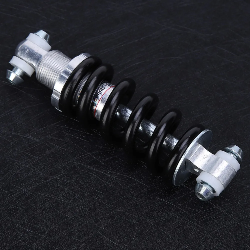 150mm 1500lbs 자전거 충격 흡수 장치 실버&블랙 알루미늄 합금 후방 충격 흡수 장치 간편한 설치 스프링 충격 흡수 장치