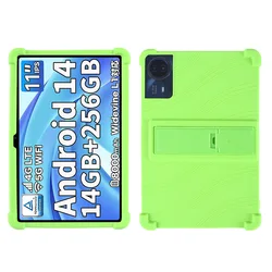 11 - Inch Tablet Protective Case with Kickstand and Holder - Premium Cover - Teclast T50HD 11inch (Green)