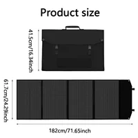 Panneau solaire portable pliable de 200W, chargeur solaire à haute efficacité, alimentation de secours d'urgence pour station d'alimentation, batterie externe, camping en camping-car, utilisation en extérieur. 3