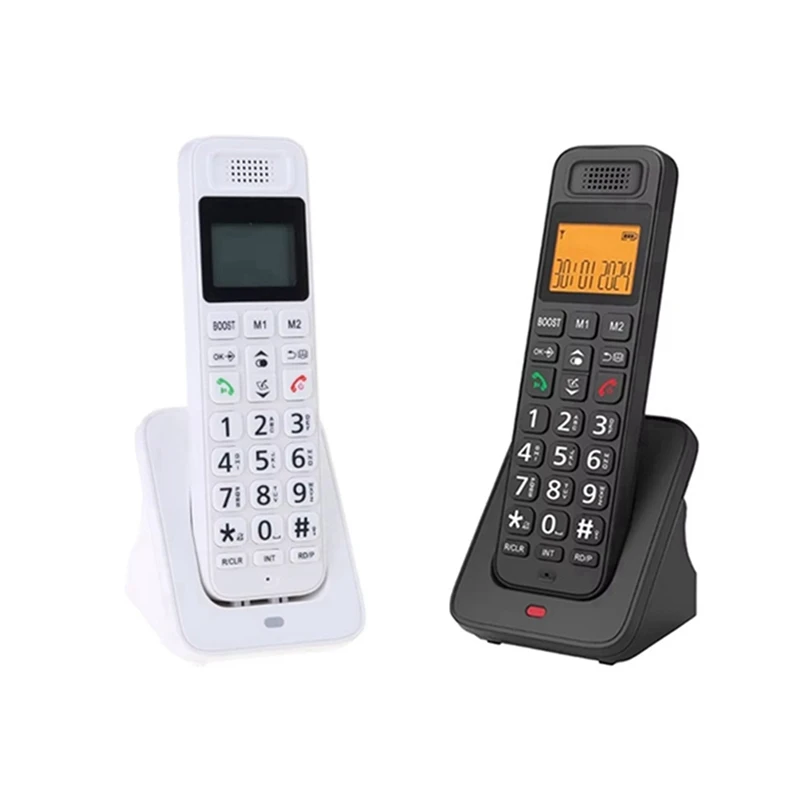 D1018 Telephone Business Office Home Handheld Digital Wireless Telephone Low Radiation With LCD Display US Plug