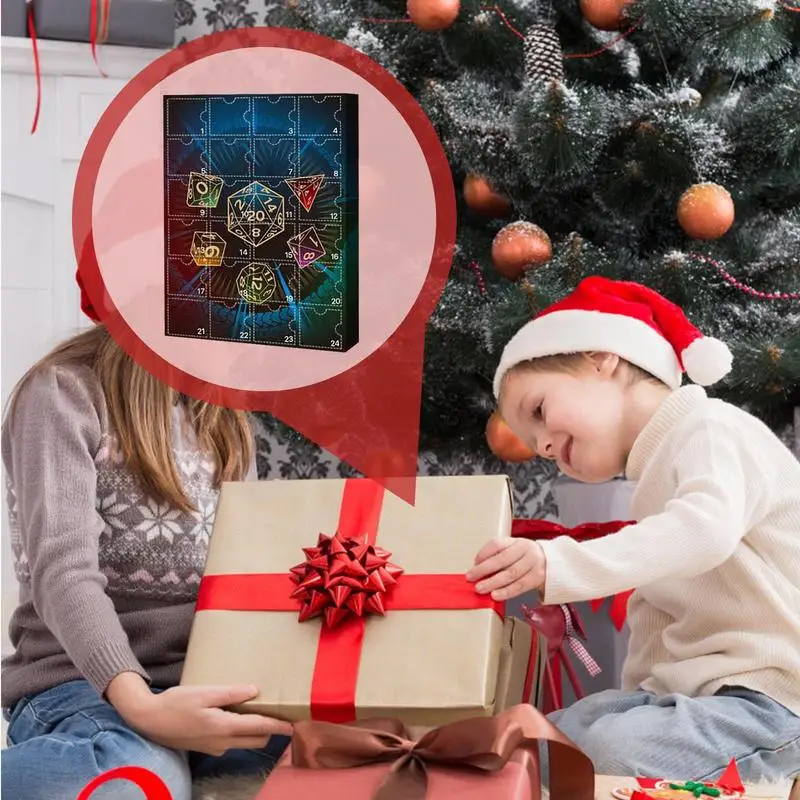 Dungeons and Dragons Advent Calendar 24 Days of Christmas Advent Calendar Christmas Countdown Gift for Kids