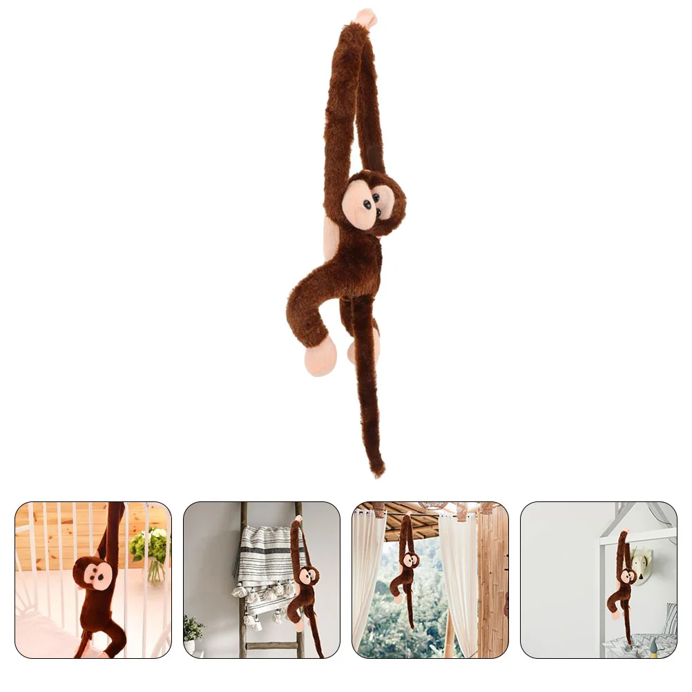 

Monkey Plush Stuffed Animal Hanging Stuffed Animal Monkey Curtain Tieback Decoration