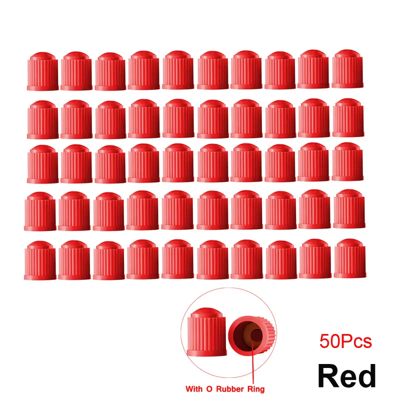 10/25/50/100Pcs Tire Valve Caps, Plastic Car Tire Stem Dust Covers Universal Valve Caps for Cars, Bicycle, Trucks, Motorcycles - Image 19