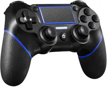 Gaming Controller Wireless Gamepad Compatible with PC and Laptop with Motion Motors and Audio Function, Mini LED