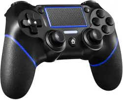 Gaming Controller Wireless Gamepad Compatible with PC and Laptop with Motion Motors and Audio Function, Mini LED