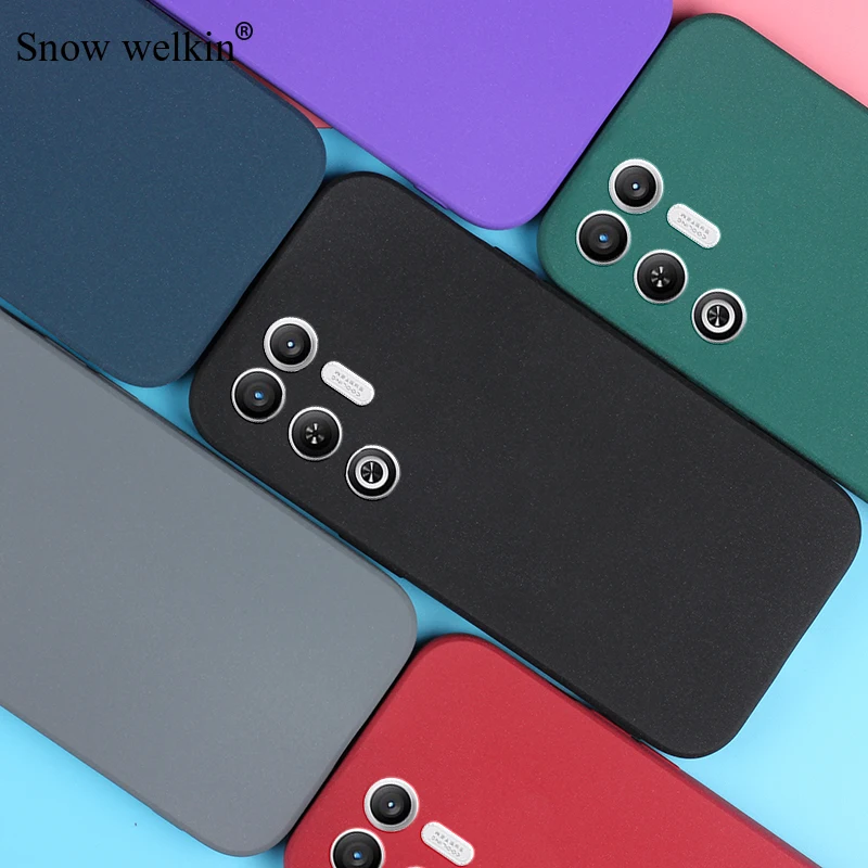 Sand Matte Soft Silicone Shockproof Phone Case - Full Protection Back Cover