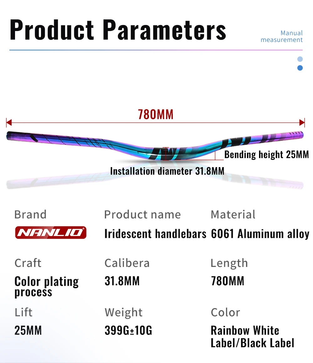 MTB Bicycle Swallow-shaped Handlebar Ultralight