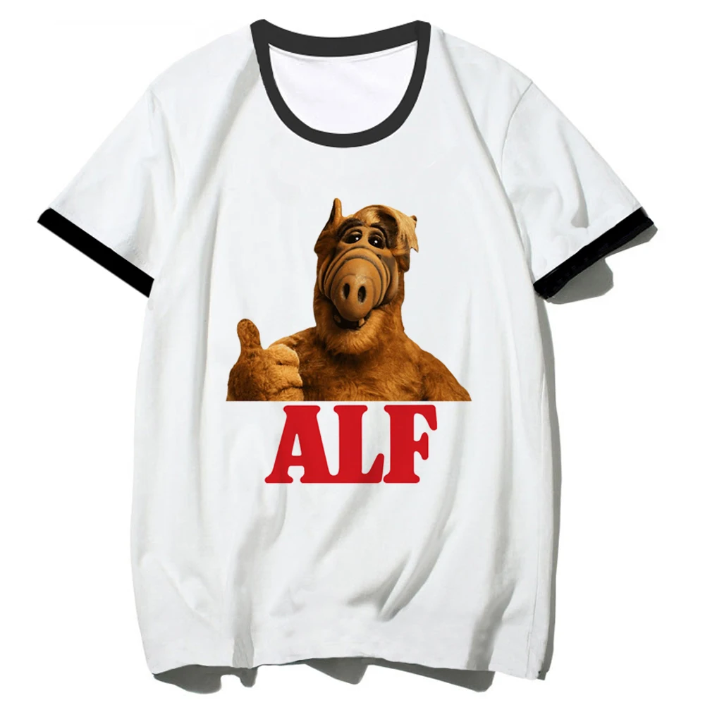 Maglietta Alf Donna Magliette Divertenti Giapponesi Ragazza Harajuku Comic Designer Clothes