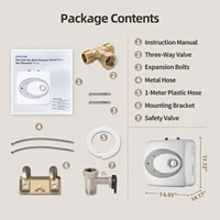 Chauffe-eau électrique à réservoir-8 gallons sous l'évier eau chaude instantanée pour camping-car, camping-car, cuisine, camion alimentaire, mural ou au sol 5