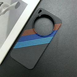 Sleek Carbon Fiber Texture Frameless Phone Case with Heat Dissipation & Kevlar Bumper Cover for Vivo X100 Ultra (F3)