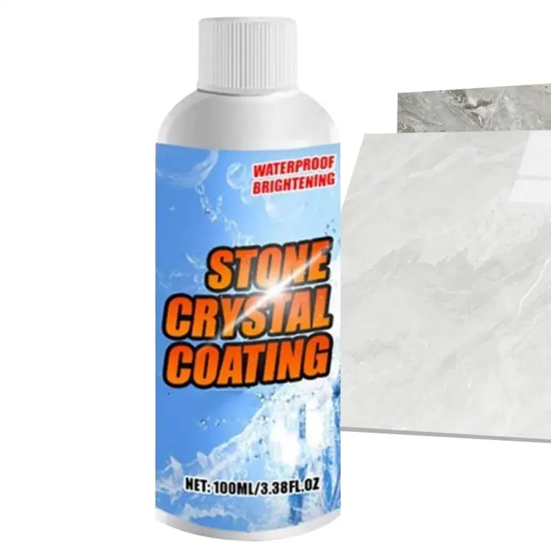 Stone Stain Remover 100ml Stonework Coating Agent Brightens Ceramic And Stone Coatings Gentle Detergent For Patio Backyard