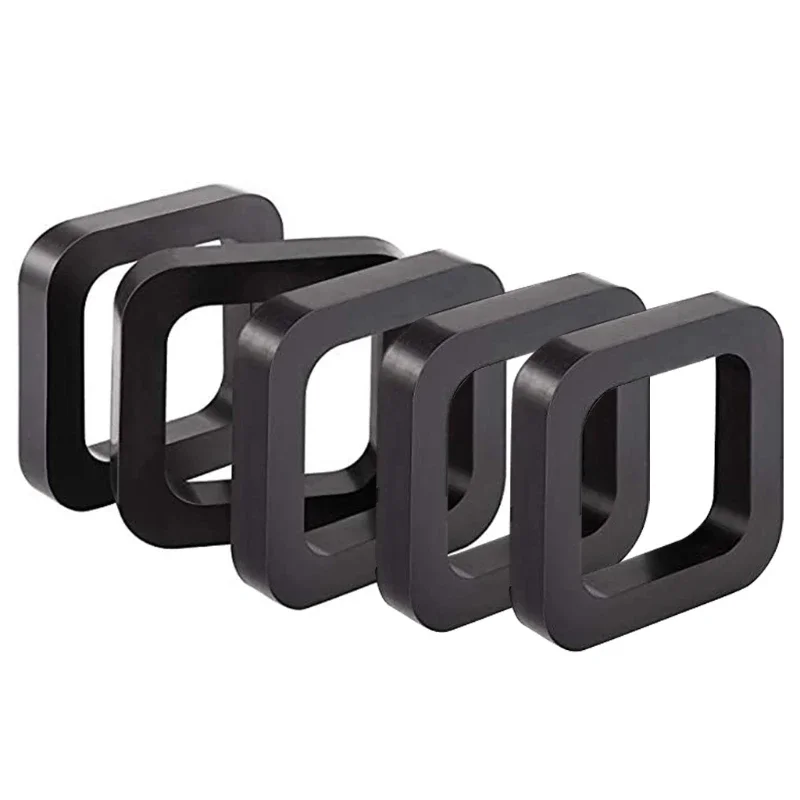 5 Pcs Silencer Pad 2 Inch Hitch Receiver Muffler Trailer Link Damping Rubber Block for Adjustable Ball Mounts Reduce Noise trailer silencer pad