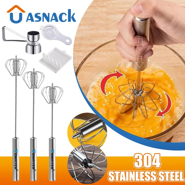 304 Stainless Steel Kitchen Accessories  Semi Automatic Mixer Egg Beater  Manual - Egg Tools - Aliexpress