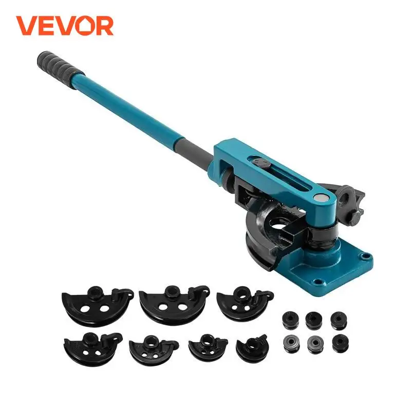 Tube Bender VEVOR Manual Pipe Bender Dia 10-25mm Multifunction Steel Copper Tube Bending Machine Lever Type Tools