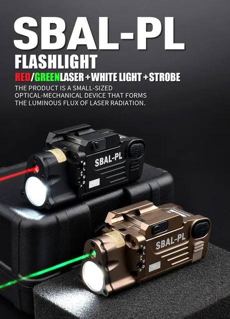 SBAL-PL レーザー点灯 & LEDライト レプリカ 激安☆フルファンクション☆【SOTAC製】SBAL-PL ハンドガン用