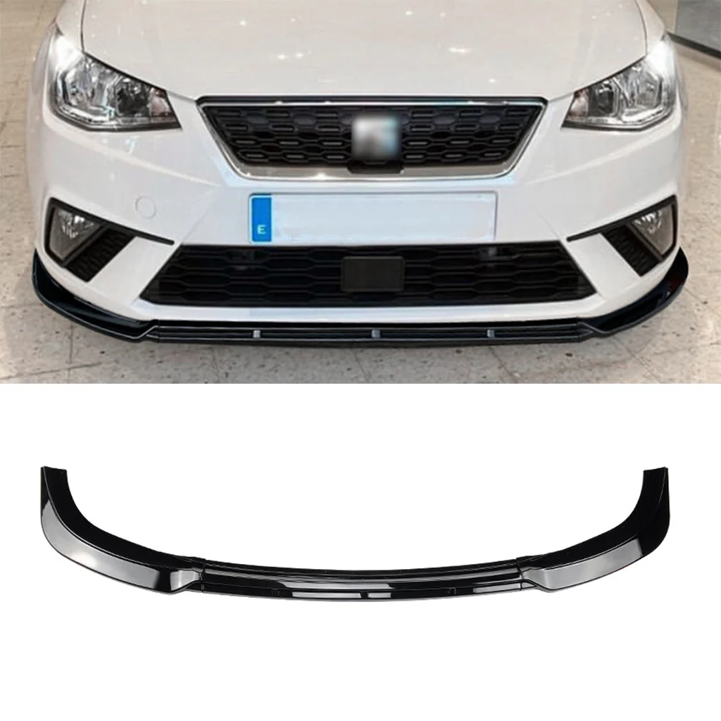 

Front Bumper Lip Spoiler Diffuser Splitters Body Kit Aprons Cover Guard Trim For Seat Ibiza MK5 Standard/FR 2018+