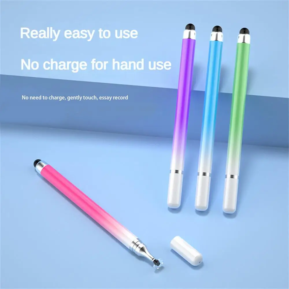 Penna Stilo Universale 2 In 1 Per Tablet Android Phone Screen Touch Pen Per Apple Ipad Pencil Per Xiaomi Huawei Stylus Pen