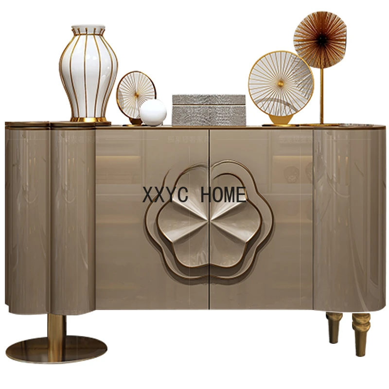 

Modern Light Luxury Sideboard Cabinet Simple Entrance Cabinet American Curio Cabinet Hong Kong Style Locker