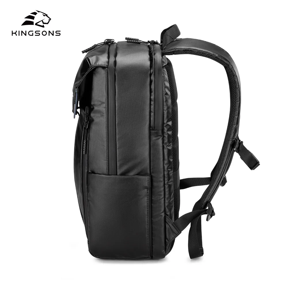 Waterproof Black Sports Backpack For Men Laptop College