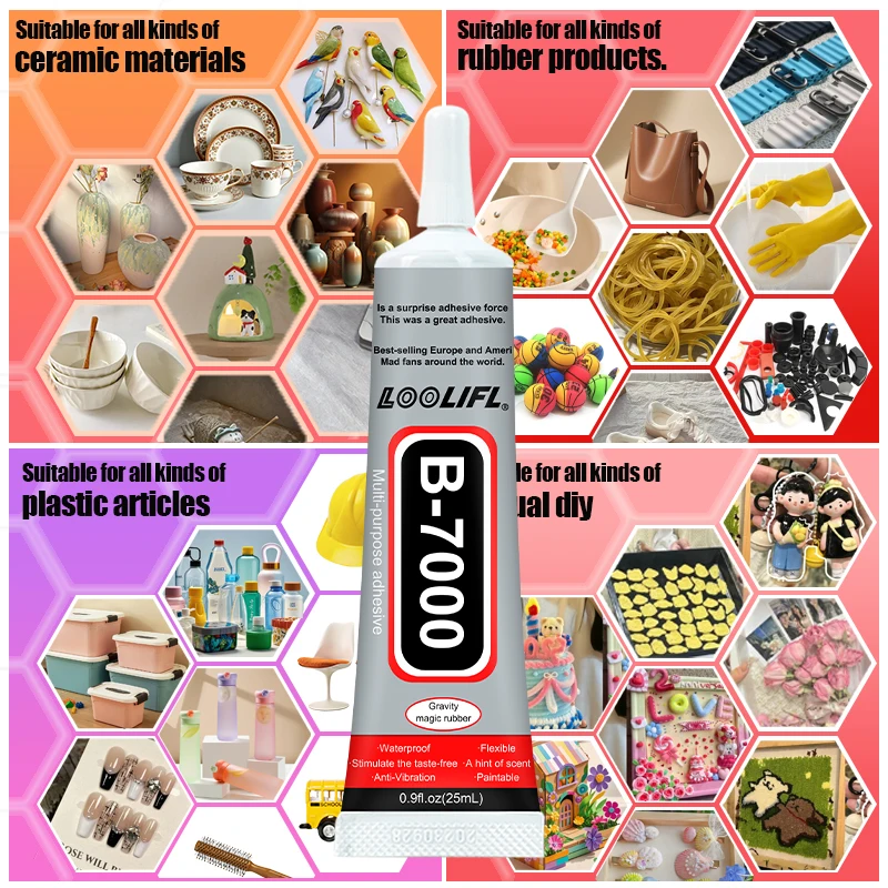 25ml B-7000 glue epoxy resin repair glue DIY handmade goods liquid glue jewelry craft glue 4