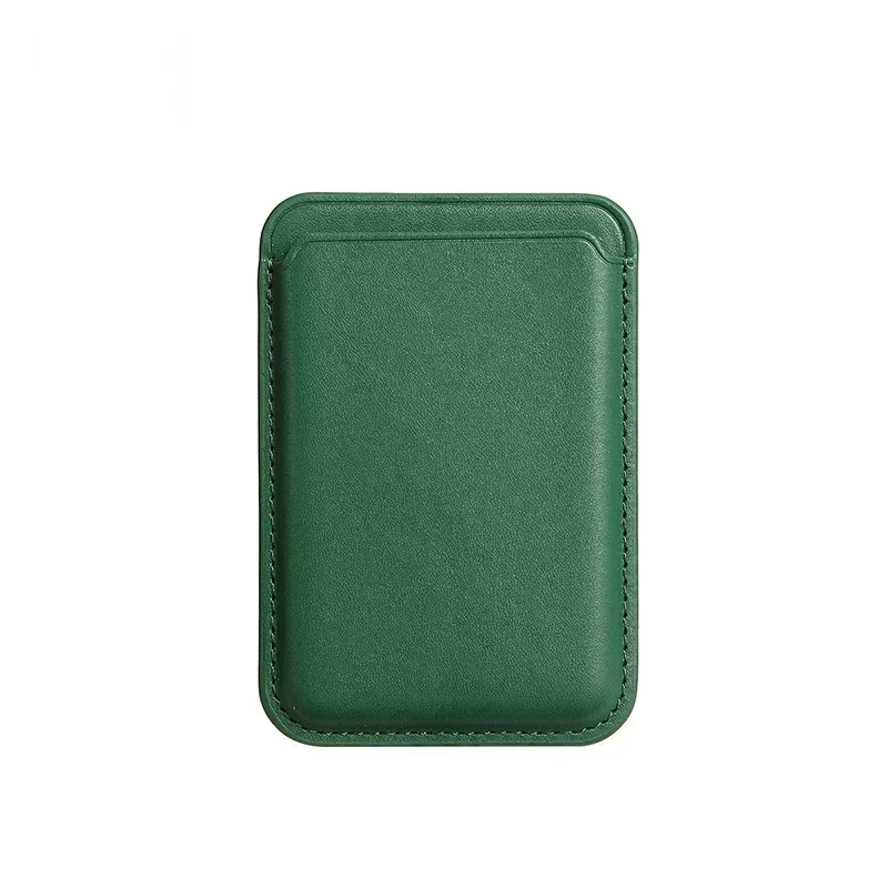 Magsafe Leather Magnetic Card Holder Wallet with Card Slots Accessory