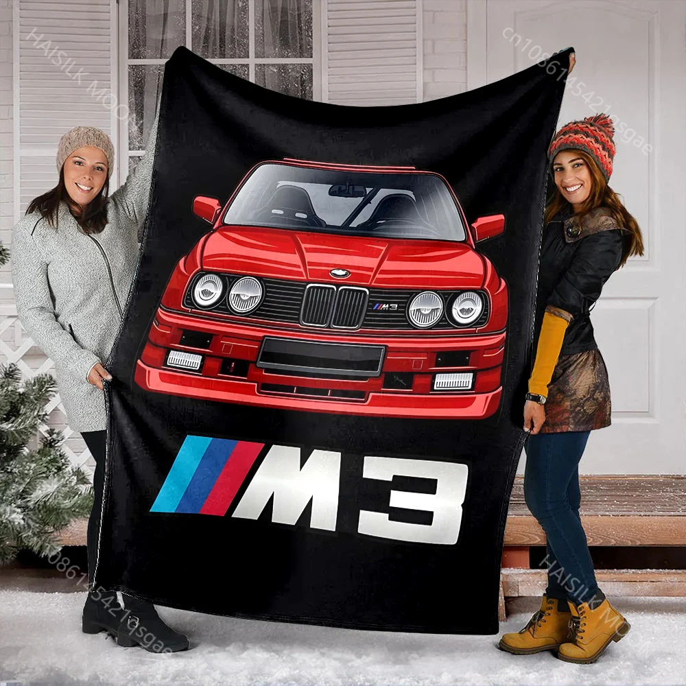 1PC Classic Racing Car Print Blanket Soft and Warm Suitable for Adults and Children Deluxe Gift Multiple Sizes Blankets for Beds 5