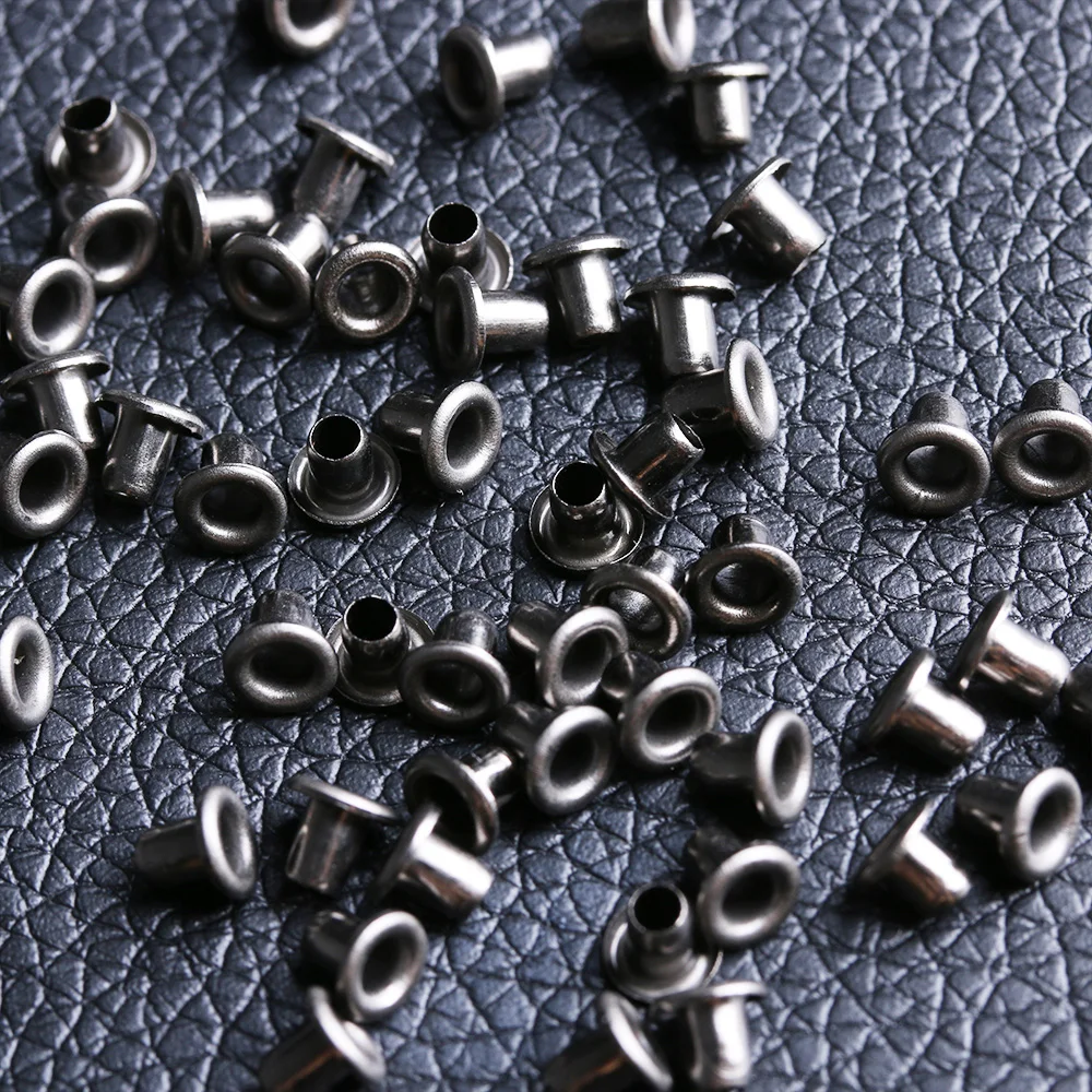 50pcs 1.5/2.0/2.5mm Ultra-small Metal Eyelet Belt Buckle for DIY Doll Clothes Shoes Bags needlework Buckles Sewing Accessories eyelet grommet ring metal eyelet buttons