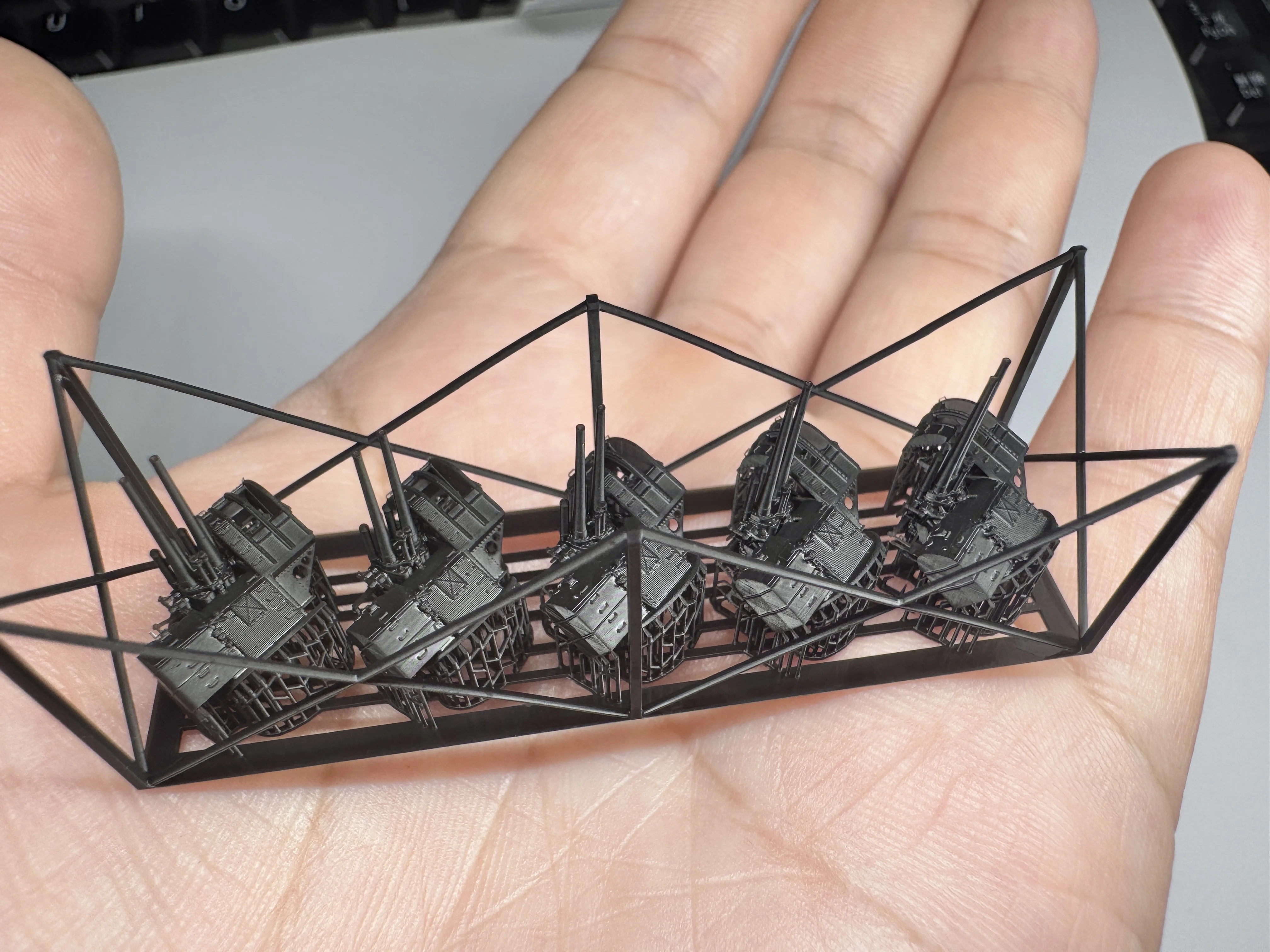 MUYI 모델 1/350 스케일 타입 89 127mm AA 건(초기형) 조립 플라스틱 모델 취미 액세서리