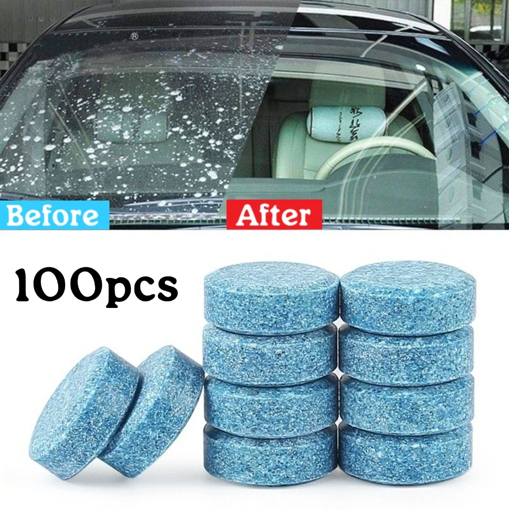 

Solid Cleaner Car Windscreen Cleaner Effervescent Tablet Auto Wiper Glass Solid Cleaning Concentrated Tablets Detergent