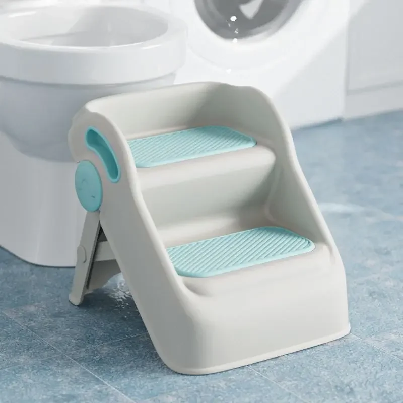 Foldable Non-slip Step Stool, Baby Solid Footstool, Children's Bathroom Thickened Step Stool, Bathroom Sink Footsteps