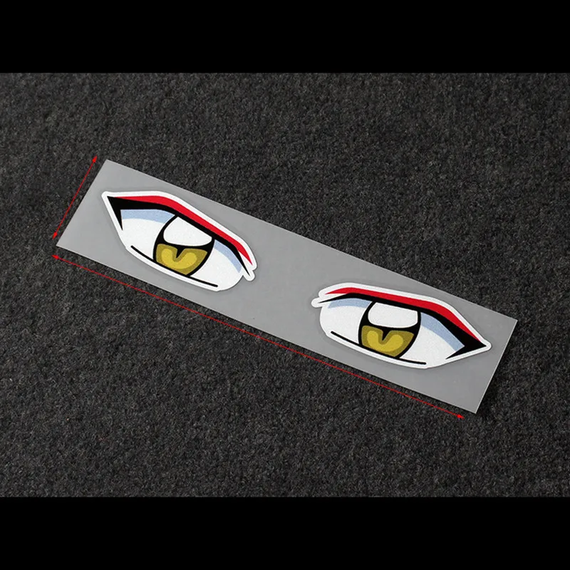 thumbnail image 1 of Pegatinas de figura de anime Naruto Uchiha Itachi Sharingan Madara Rinnegan pegatinas de ojos pegatinas reflectantes para ventana de casco de luz de coche, 1 of 5