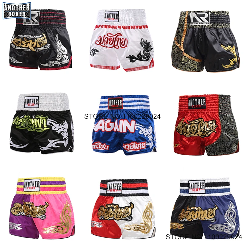 MMA Shorts Boxing Shorts Women Men Kids Muay Thai Satin Martial Arts Fight Grappling Sanda Gym Kickboxing Training Shorts
