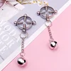 Silver Feminine Adjustable Metal Screw Bell Nipple Clip Chest BDSM Small Bell Adult Fetish Flirting Flirting Couple Sex Toys 1