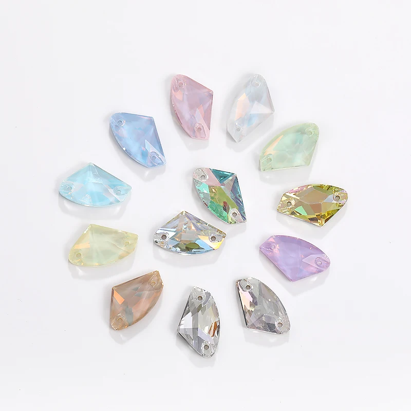 장식용 유리 크리스탈 비즈 바느질, 플랫 백 라인석, 바느질 작업용 의류 및 웨딩 드레스 스톤 