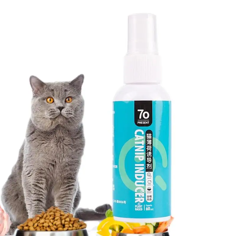 Catnip Spray For Cats Cat Happy Water Essential Oil Spray Safe To Use Cat Training Supplies For Small Medium And Large Cats